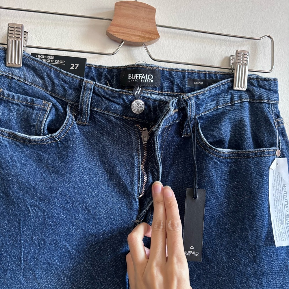 BUFFALO I NWT US27 Brooke High-rise Straight Denim Jeans - Picture 3 of 11